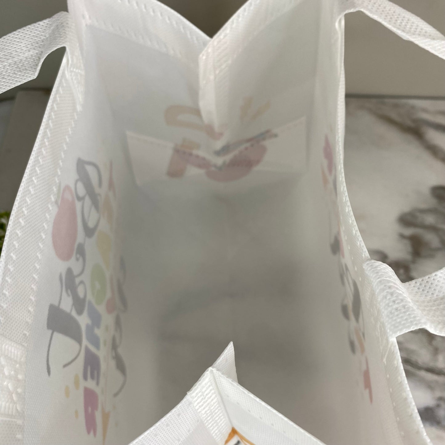 Reusable Tote Bag - Teacher - Best Teacher Ever on White