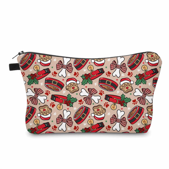 Pouch - Christmas - Dog Paw Bowl Bone
