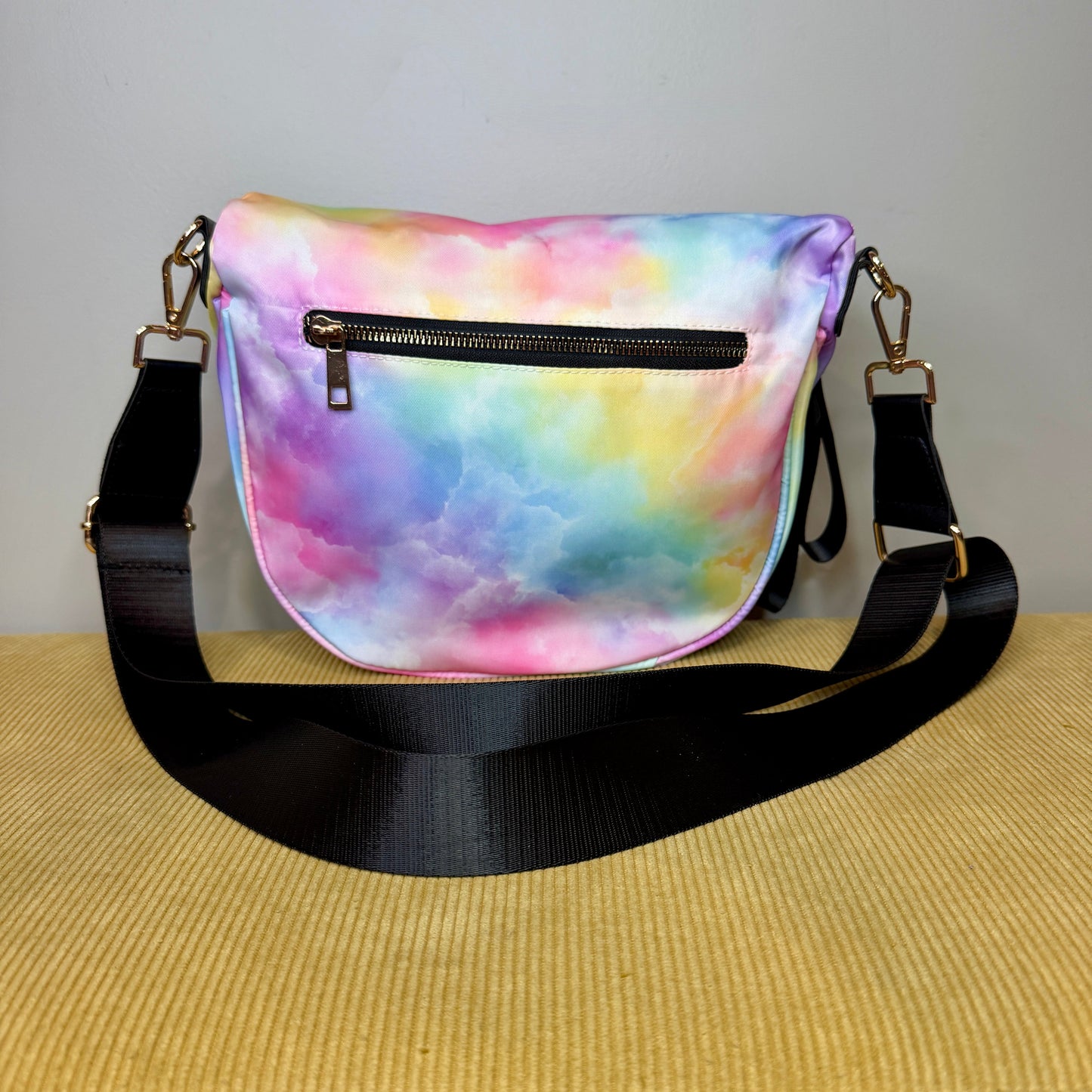 The Roni Nylon Crossbody - Tie Dye Ombré Pastel - PREORDER