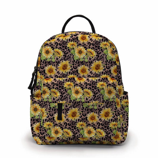 Mini Backpack - Sunflower Animal Print - PREORDER