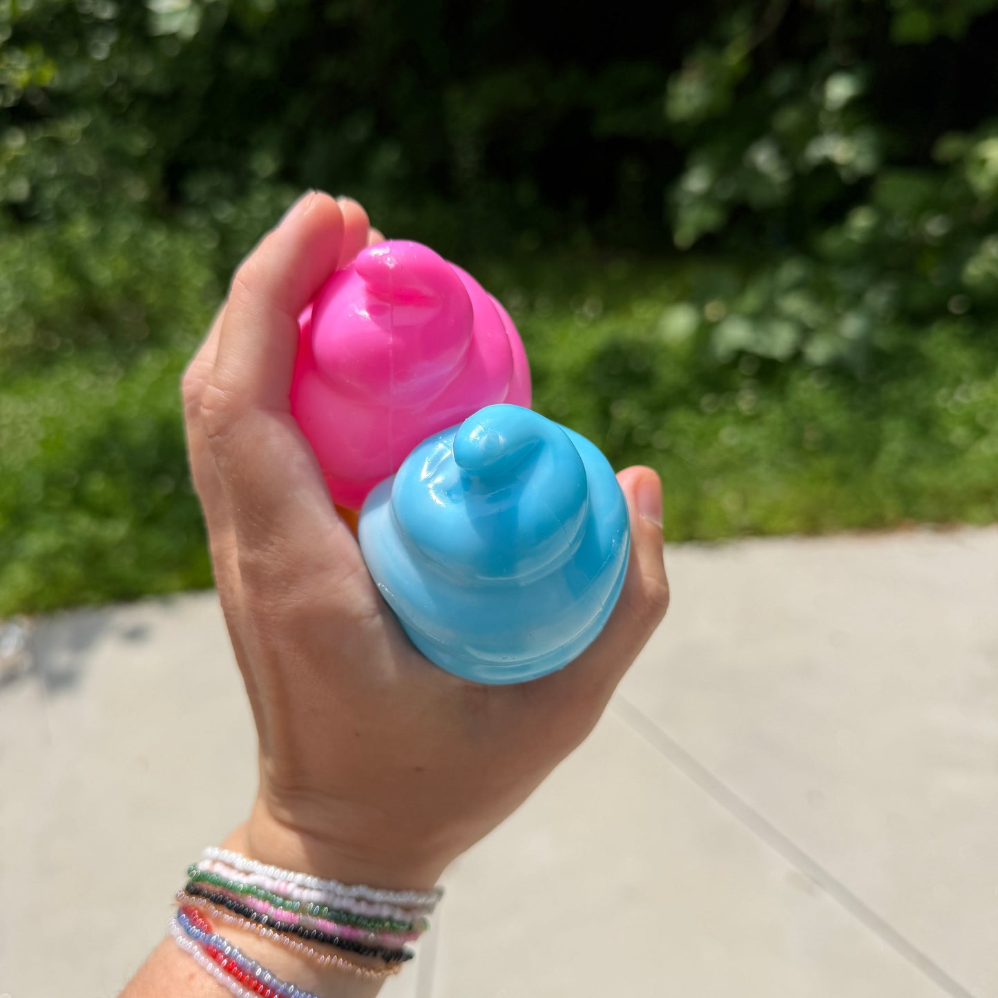 Squishy Toy - Ice Cream Cone, Pink