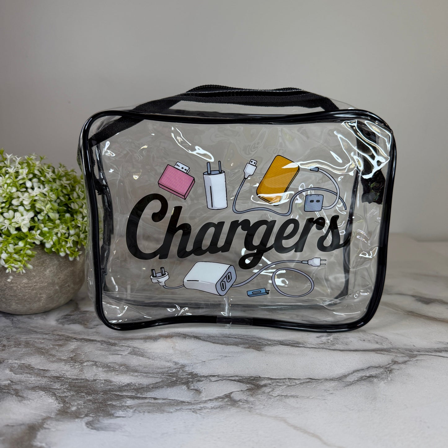 Clear Pouch - Chargers #2