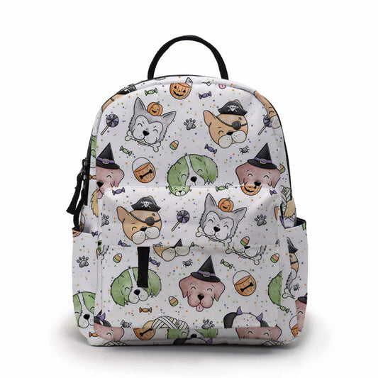 Mini Backpack - Halloween Fall - Trick or Treat Dog - PREORDER