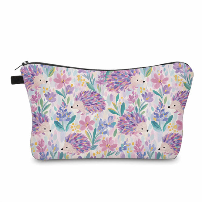Pouch - Animal Hedgehog Pink Purple