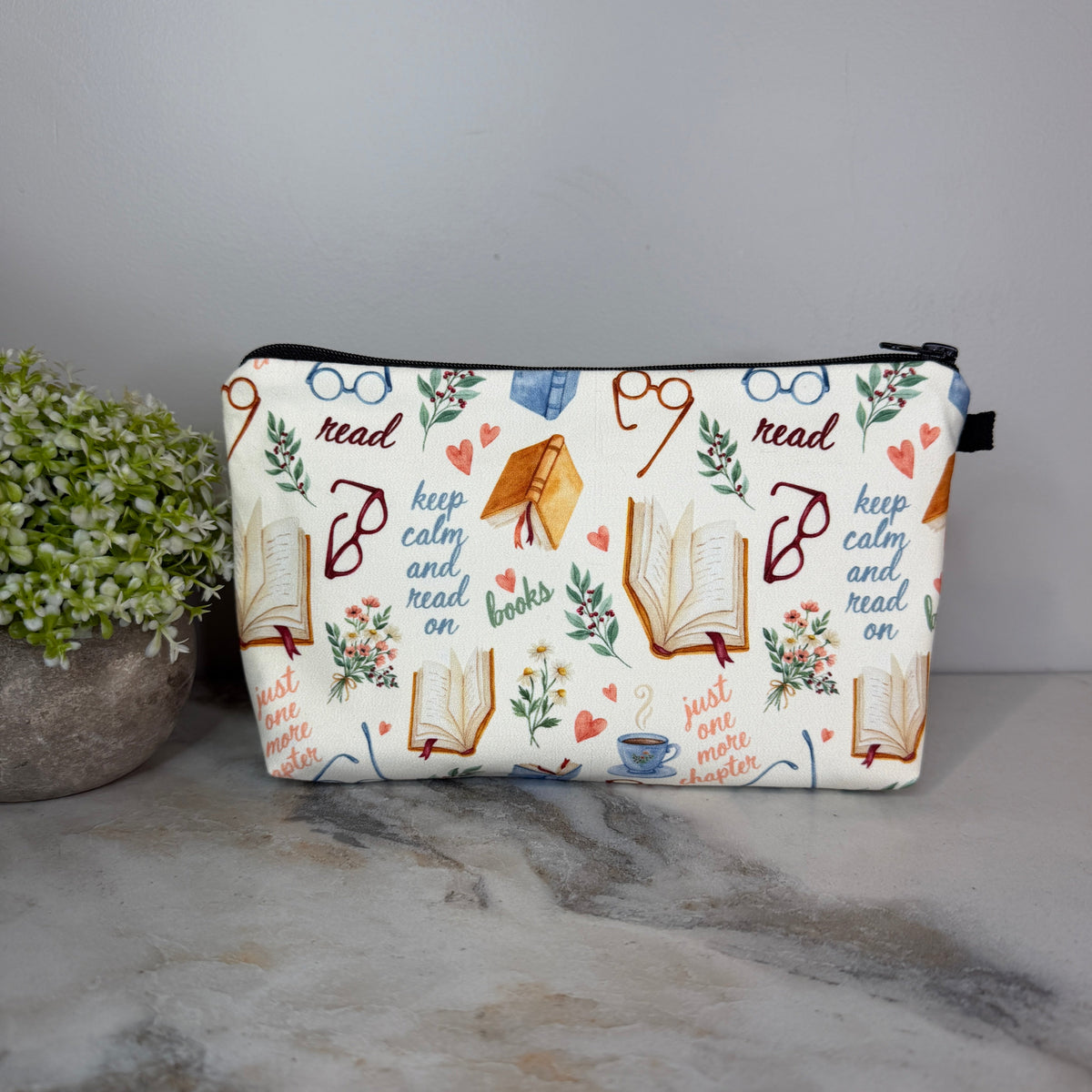 Pouch - Book Keep Calm Read On