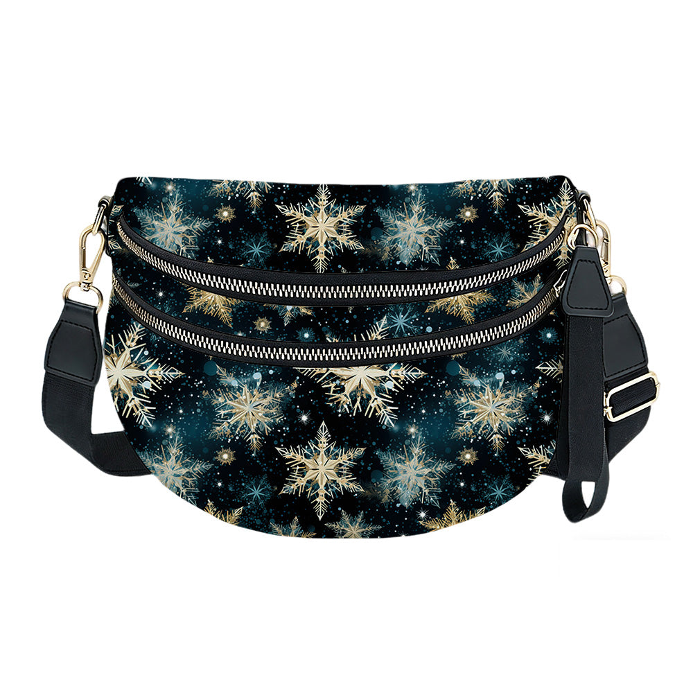 The Roni Nylon Crossbody - Christmas - Snowflake