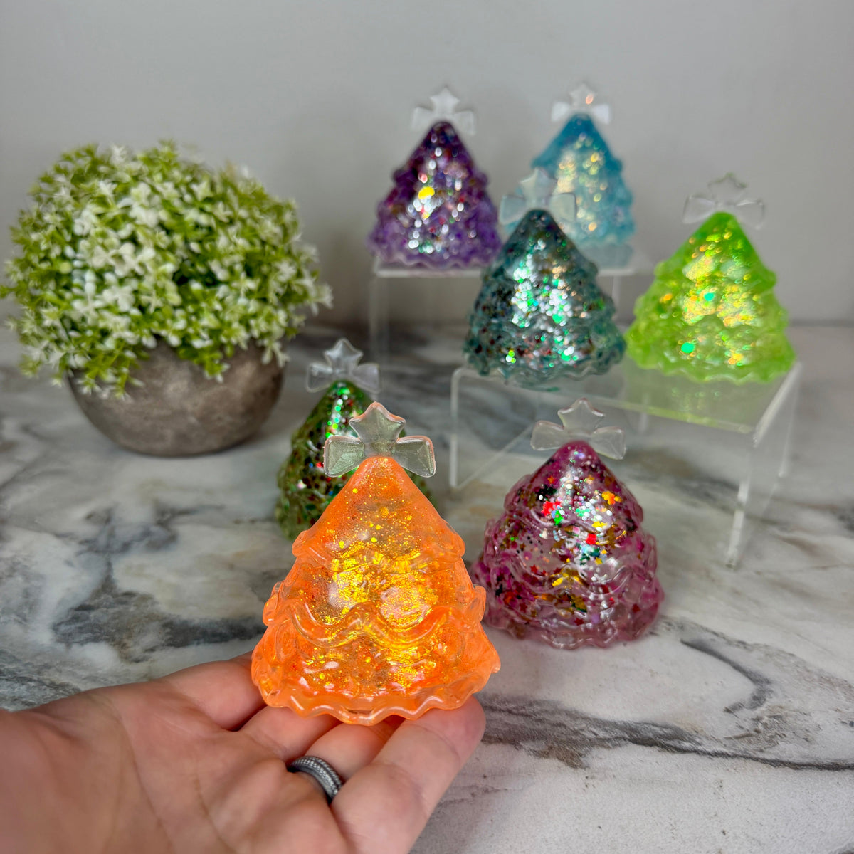 Squishy Toy - Christmas Glitter Tree