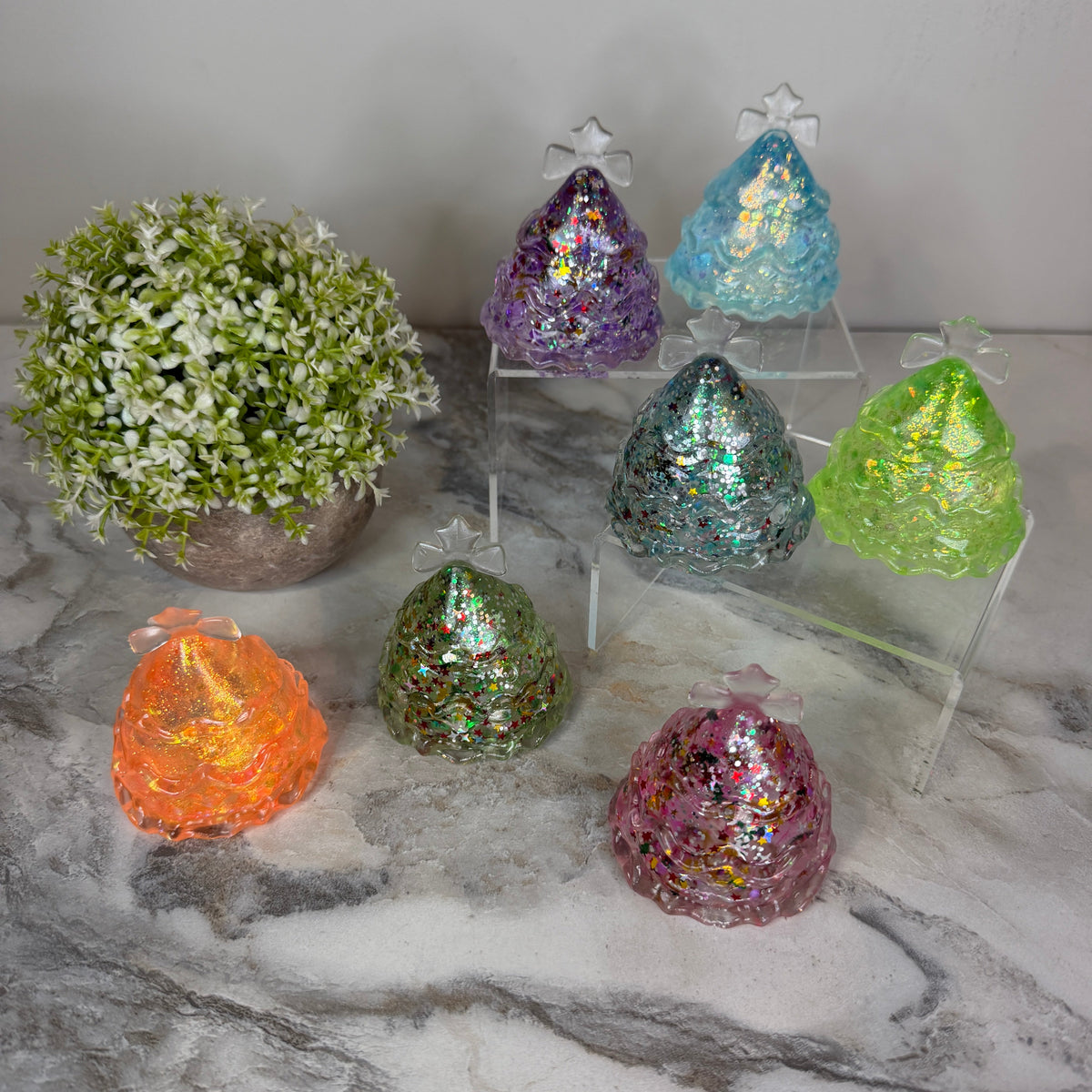 Squishy Toy - Christmas Glitter Tree