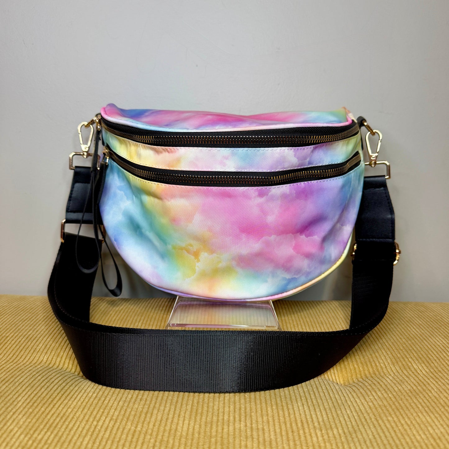 The Roni Nylon Crossbody - Tie Dye Ombré Pastel - PREORDER