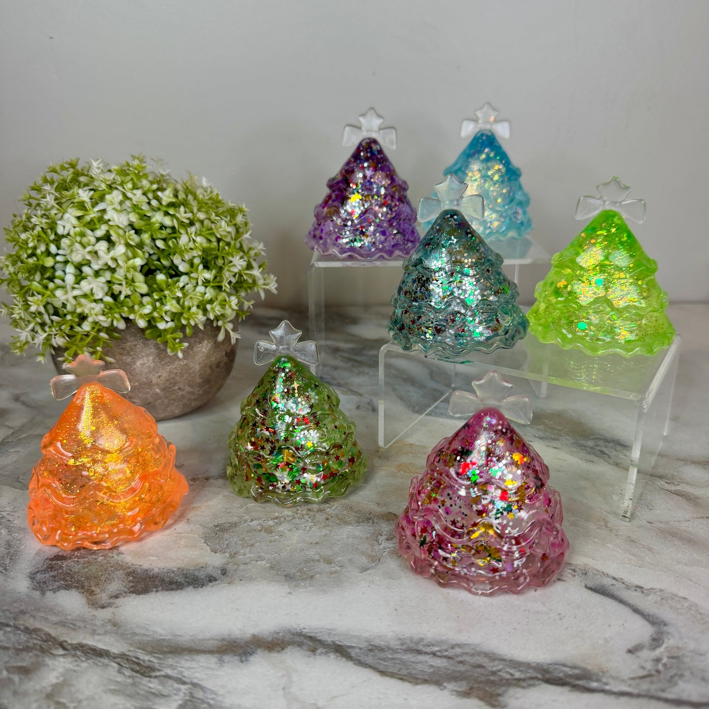 Squishy Toy - Christmas Glitter Tree
